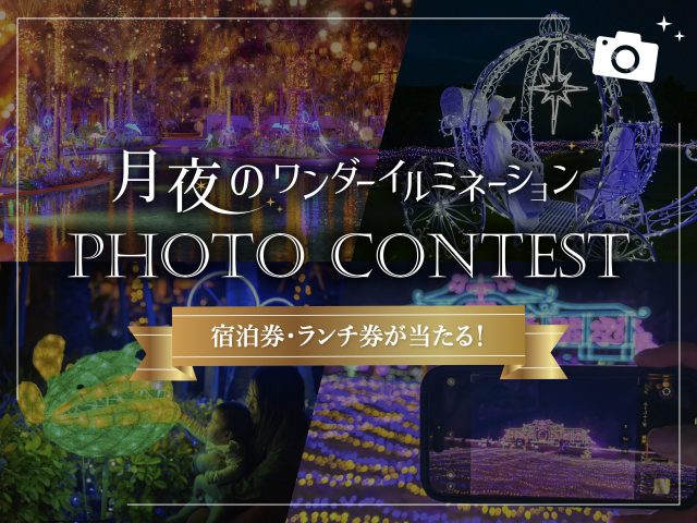 【宿泊券・ランチ券が当たる！】イルミネーションフォトコンテストを開催！